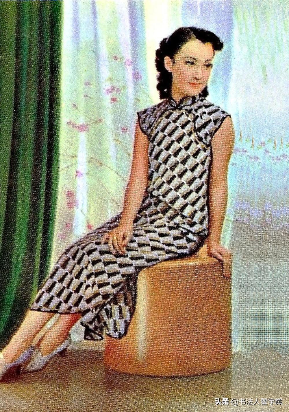 周璇，16张剧照，传奇女星，曾出演43部电影，演唱200余首歌曲