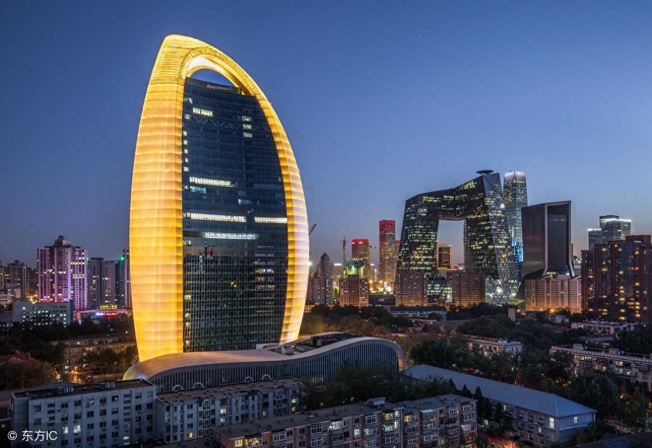 北京人民日报社新大楼,外观新颖