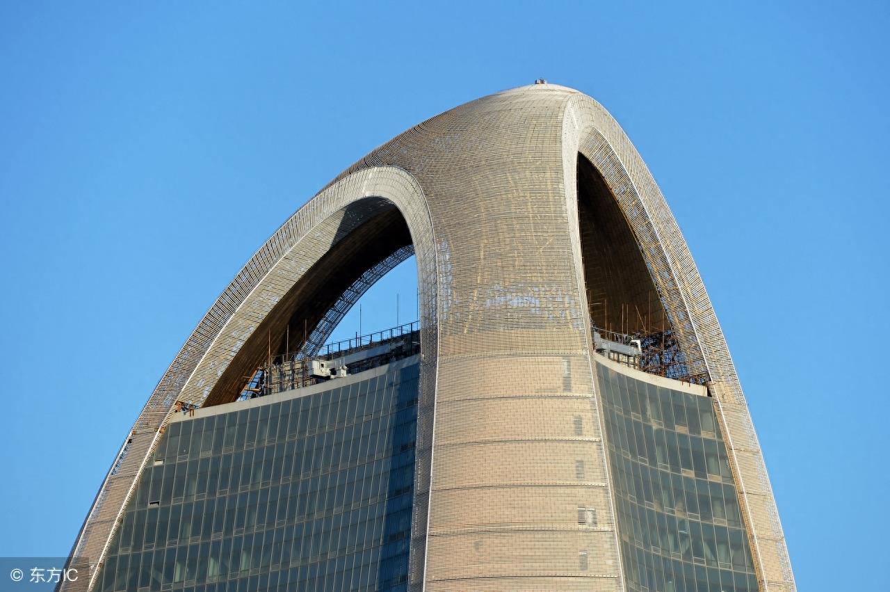 北京人民日报社新大楼,外观新颖