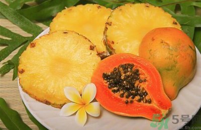 ​木瓜可以和菠萝一起吃吗？木瓜和菠萝一起吃有什么影响？