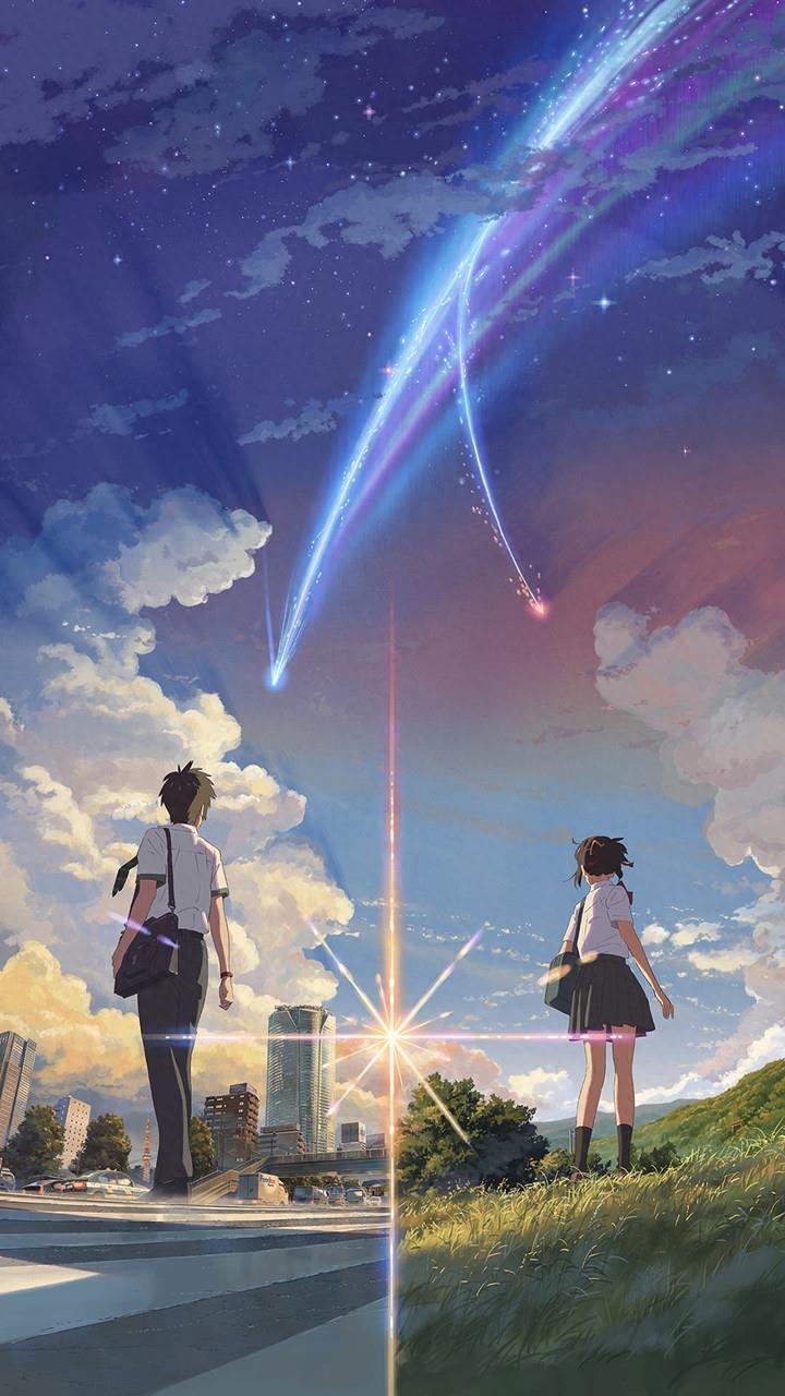 动漫电影《你的名字》,三叶、立花泷高清美图