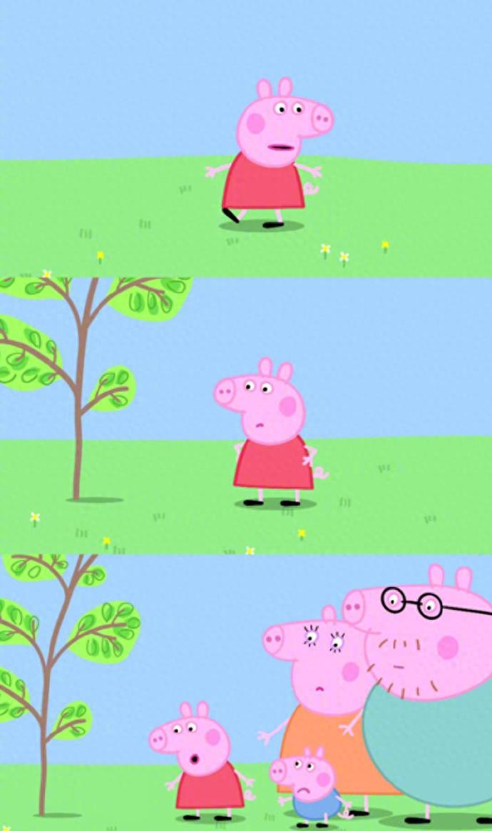 小猪佩奇高清壁纸头像:社会人专用