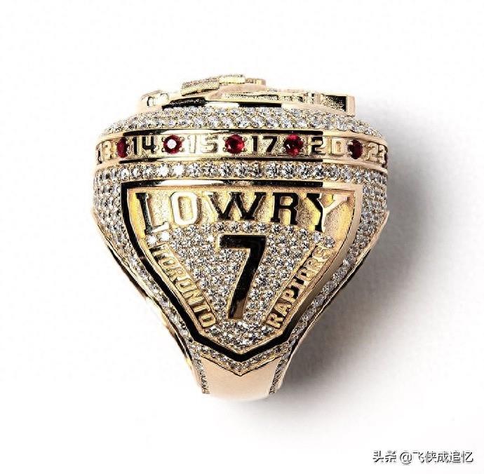 猛龙官方发布的总冠军戒指细节图，超过650颗钻石组成