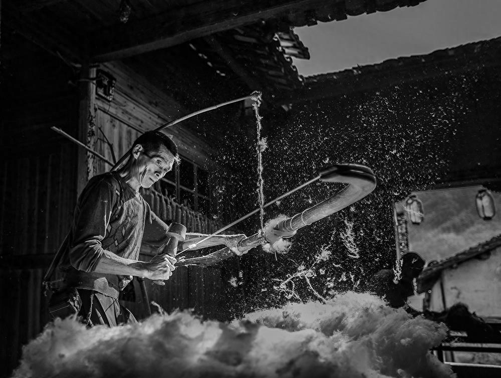 中国传统手艺 · 弹棉花