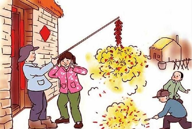 春节放鞭炮的来历简介