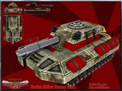 红色警戒单位介绍——犀牛坦克,一个单位撑起一个游戏