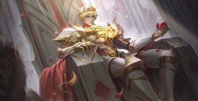 炫目龙年限定皮肤曝光!孙尚香喜庆红装,嬴政冰封王座超帅!