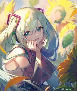 送你一组而出夏日动漫壁纸!向日葵特辑P站美图欣赏