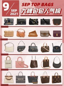二手奢侈品种草|9月大牌包包人气榜单|奢侈品包包