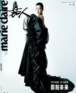 超模杜鹃最新大片独特有个性 身着摩登复古长裙超高级