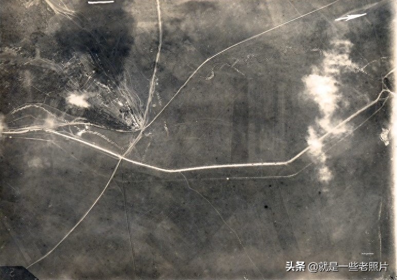 看得起鸡皮疙瘩，密恐者慎入的一战战场航拍照片