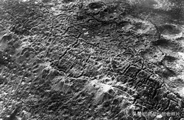 看得起鸡皮疙瘩，密恐者慎入的一战战场航拍照片