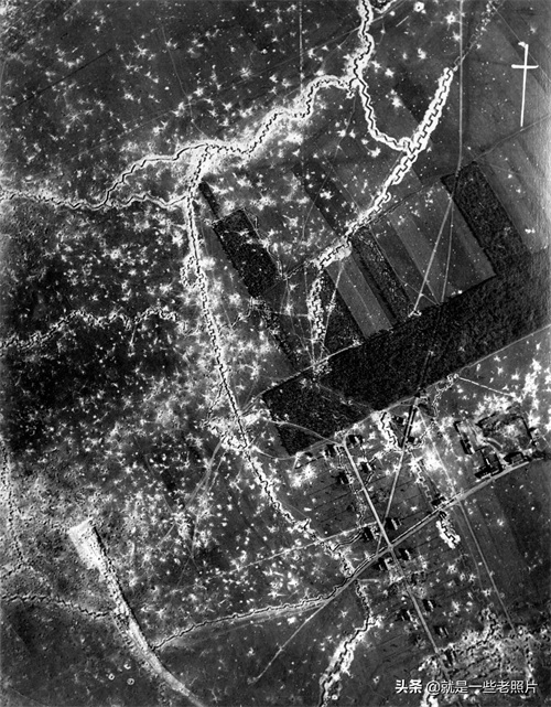 看得起鸡皮疙瘩，密恐者慎入的一战战场航拍照片