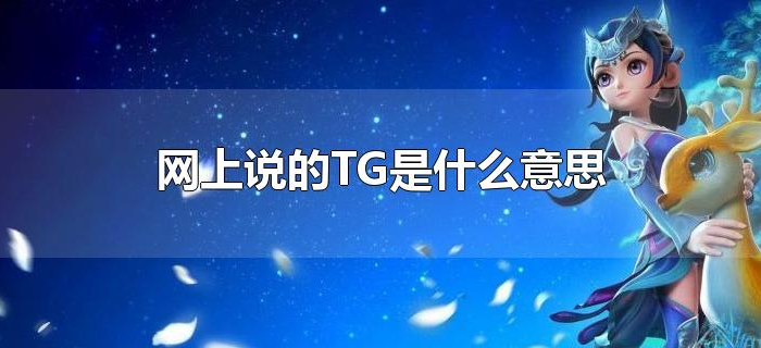 网上说的TG是什么意思