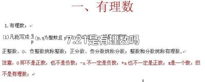​-6是不是有理数 2是有理数吗