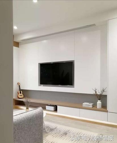 最新最全的电视背景墙（10个颜值高又实用的电视背景墙）(12)