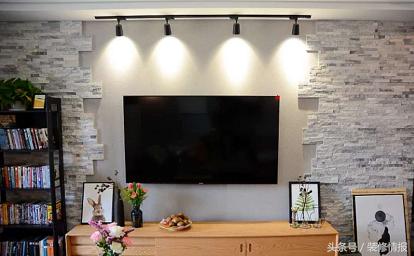 最新最全的电视背景墙（10个颜值高又实用的电视背景墙）(9)