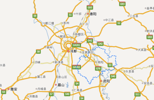 简阳划分在成都的哪个区