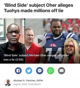 ​美式家庭价值观的破碎：美国职业橄榄球运动员迈克尔·奥赫……