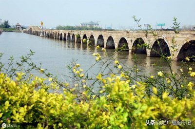 ​中国十大名桥，宝带桥一座千年多孔古石桥，与大运河相得益彰
