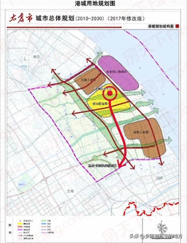 高清！江苏省太仓市城市总体规划图（2030年），江苏人收藏了