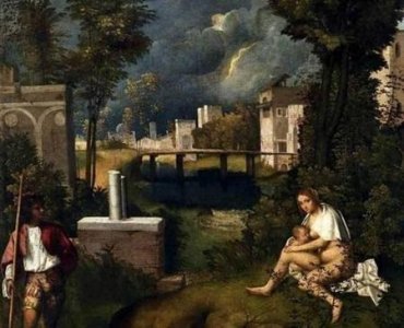 ​乔尔乔内油画(暴风雨油画乔尔乔内)