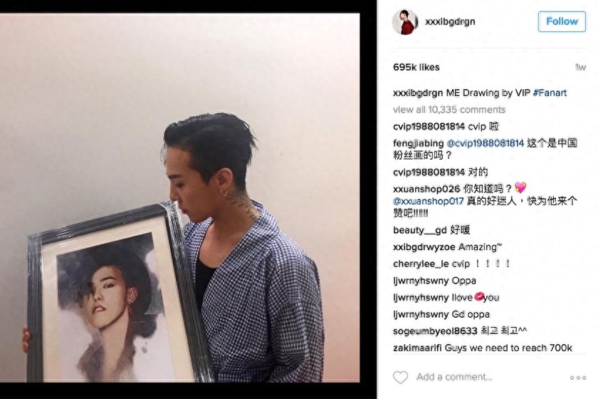 权志龙粉丝破千万！精选5张获最多人Like帅气照片一起分享！