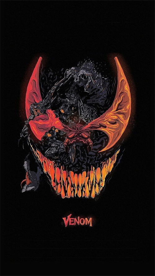 高清壁纸 | 14张毒液(venom)主题个性手机壁纸
