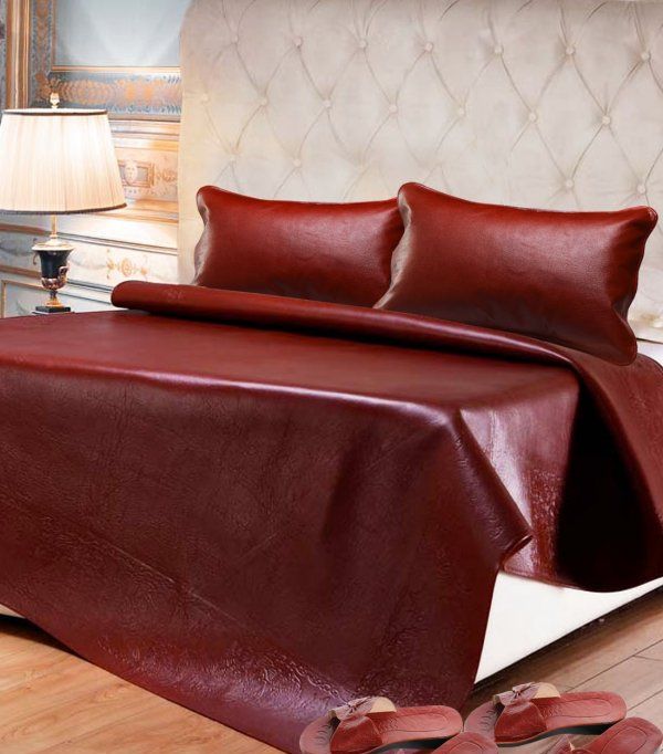 牛皮席如何清洗保养,皮凉席怎么清洗保养保存图1