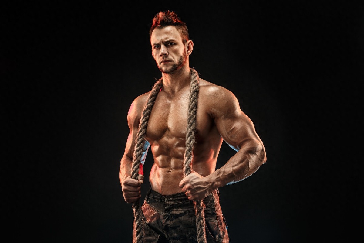 很酷的男性健身头像