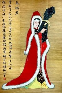 ​昭君出塞时只有十七岁，可谓情窦初开，怎么会被描写成久旷的怨妇