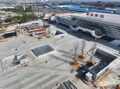 ​南昌南站进入完工通车倒计时